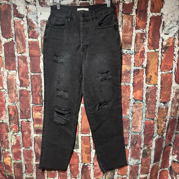 144.PacSun Distressed Straight Leg Jeans – Size 26 - Picture 3 of 11
